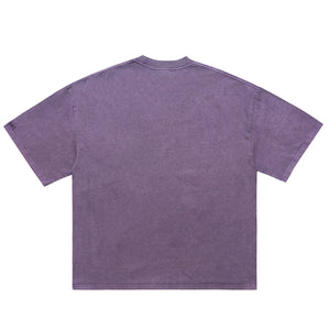 Art deco t-shirt retro movie girl top blondie hollywood tee in purple