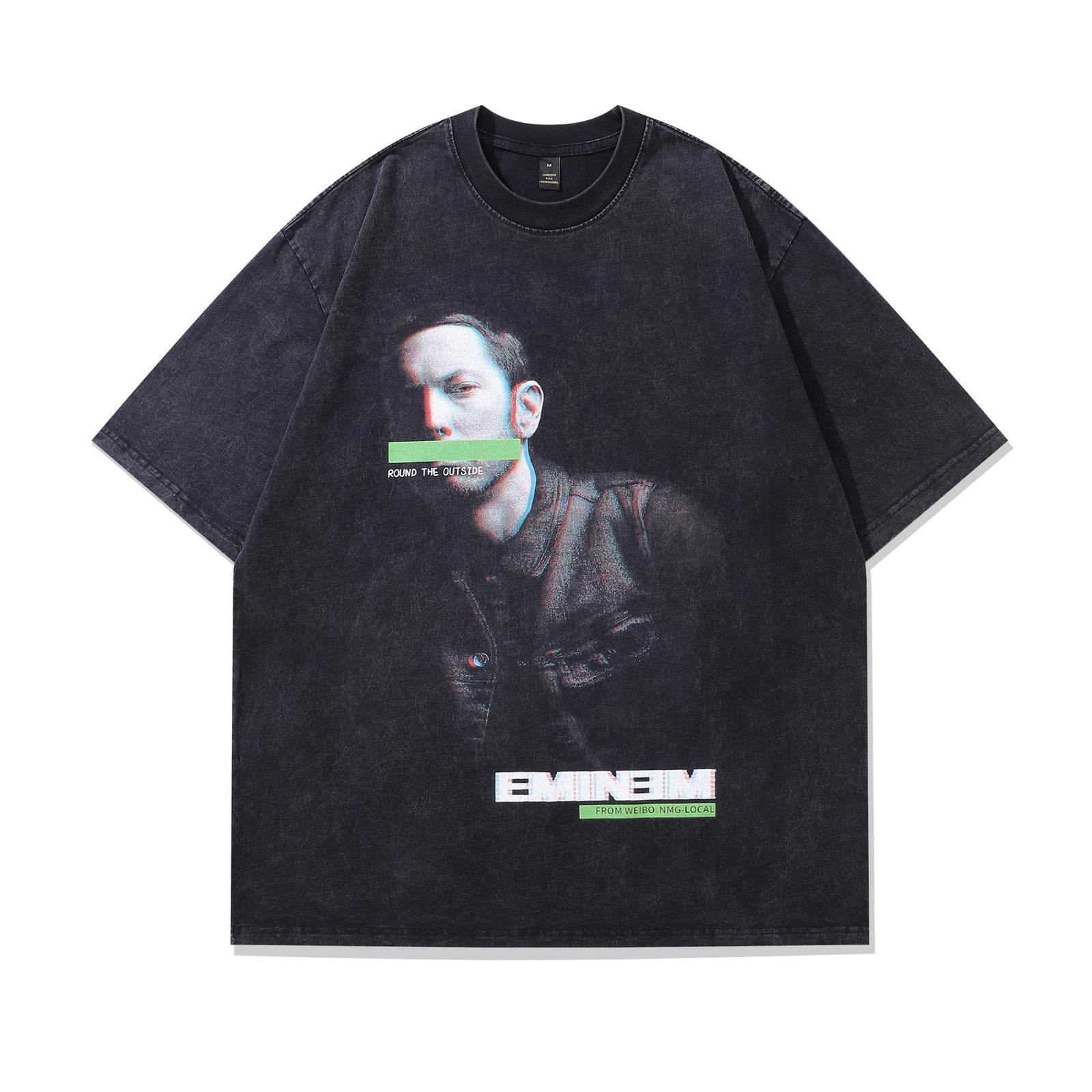 Vintage Eminem t-shirt hip-hop tee retro Slim Shady top in grey