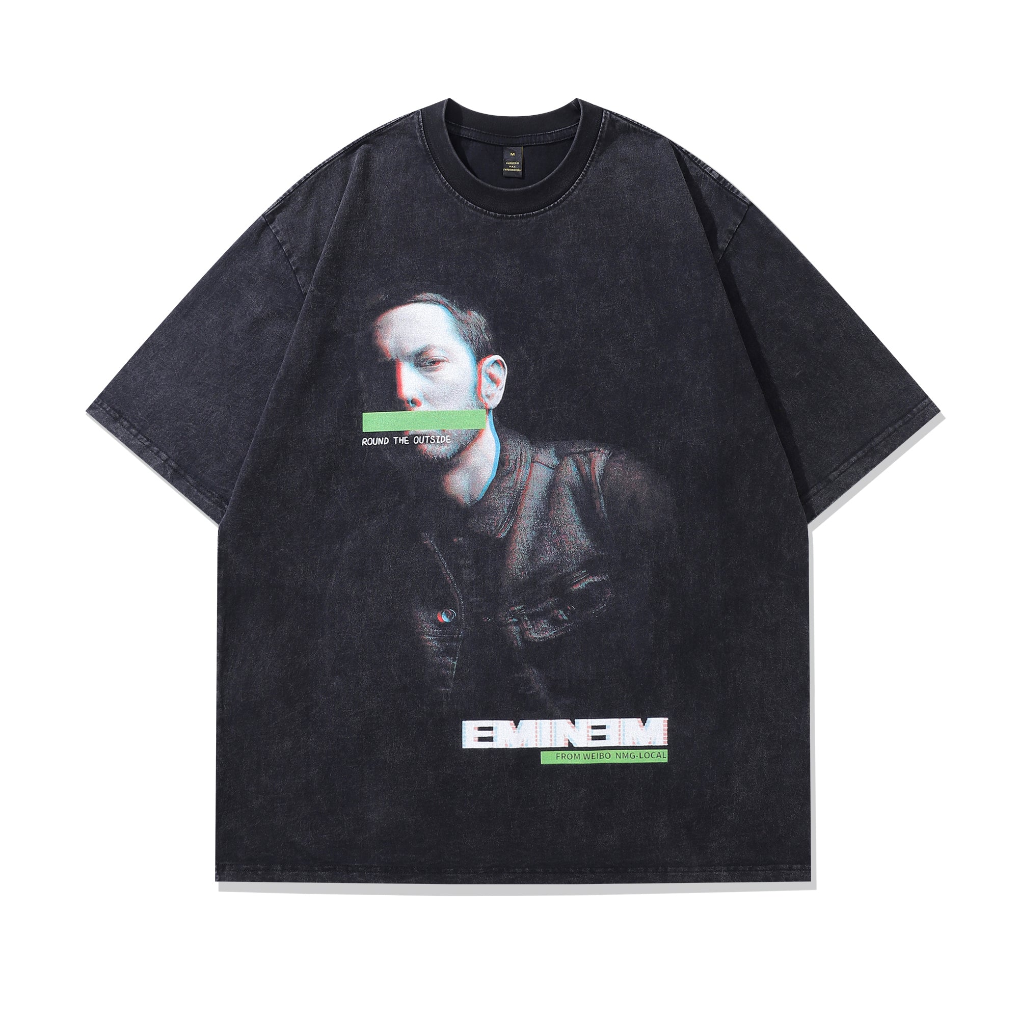 Vintage Eminem t-shirt hip-hop tee retro Slim Shady top in grey