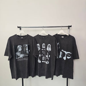 Money PRINT vintage wash t-shirt sample sale 3 for 2