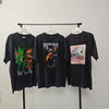 Crooked teeth, Heavenly Lake Tahoe & Doberman PRINT vintage wash t-shirt sample sale 3 for 2