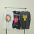 Sun print graffiti PRINT vintage wash t-shirt sample sale 3 for 2