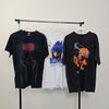 CYBER GRUNGE PRINT vintage wash t-shirt sample sale 3 for 2