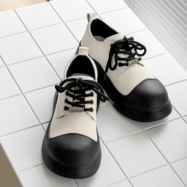 Chunky platform high tops white raver sneakers grunge shoes hip-hop trainers 90s style