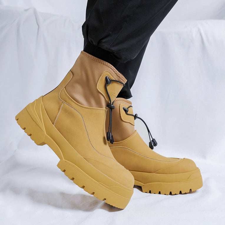 Edgy snow boots black mountain trainers grunge retro skiing shoes