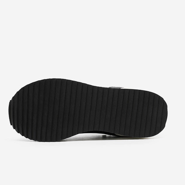 Retro platform sneakers black suede feel sports shoes grunge hip-hop trainers 80s style