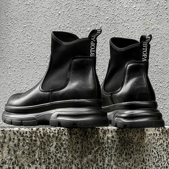 Platform utility boots black tractor catwalk style shoes big sole grunge trainers 90s style