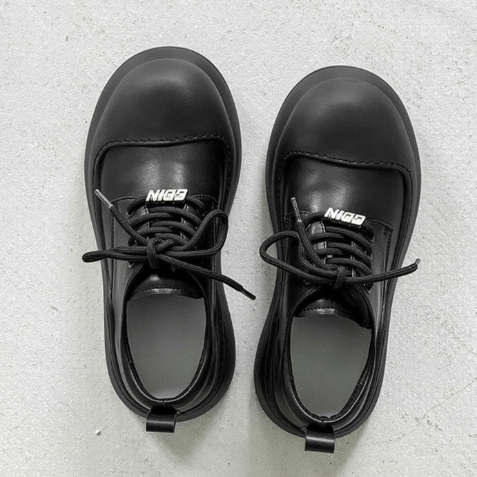 Chunky platform high tops black raver sneakers grunge shoes hip-hop trainers 90s style