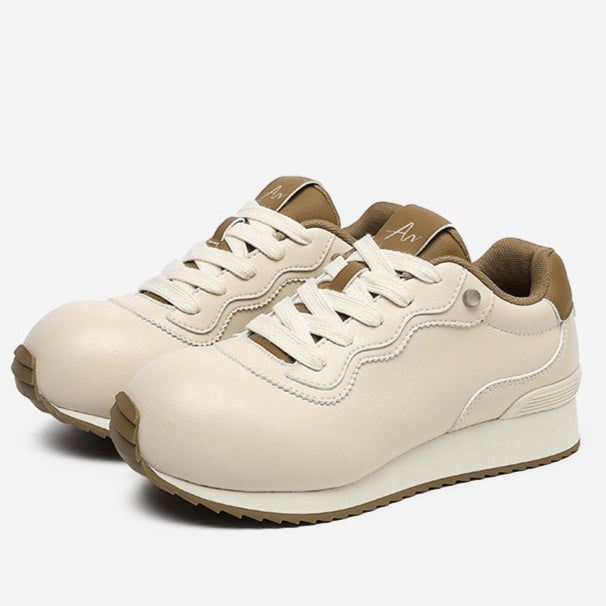 Retro platform sneakers off white suede feel sports shoes grunge hip-hop trainers 80s style