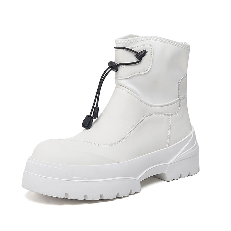 Edgy snow boots black mountain trainers grunge retro skiing shoes