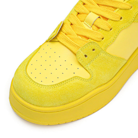 Chunky platform high tops black rave sneakers pink laces grunge shoes hip-hop trainers 00s style