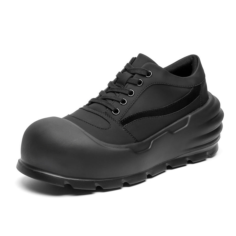 Gothic platform sneakers white unusual sole punk trainers grunge 3D skater shoes