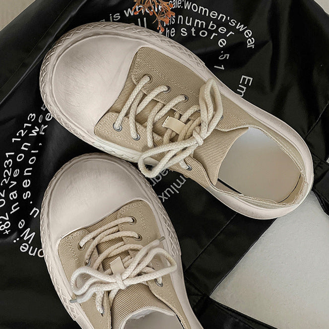 Chunky denim sneakers black grunge platform classic trainers jean skater shoes retro canvas shoes