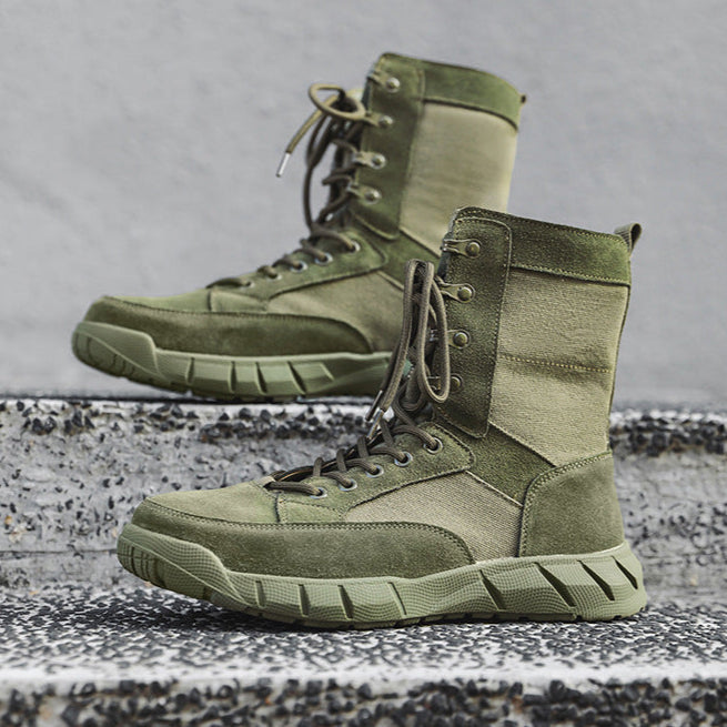 Hiking style boots beige mountain climbing grunge retro skiing shoes