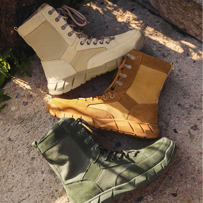 Hiking style boots beige mountain climbing grunge retro skiing shoes