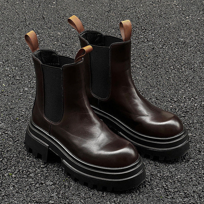 Extreme platform utility boots black tractor hunter style shoes big sole grunge trainers 90s style