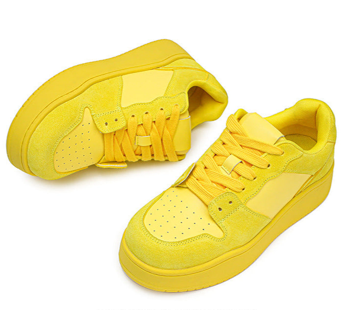 Chunky platform high tops black rave sneakers pink laces grunge shoes hip-hop trainers 00s style