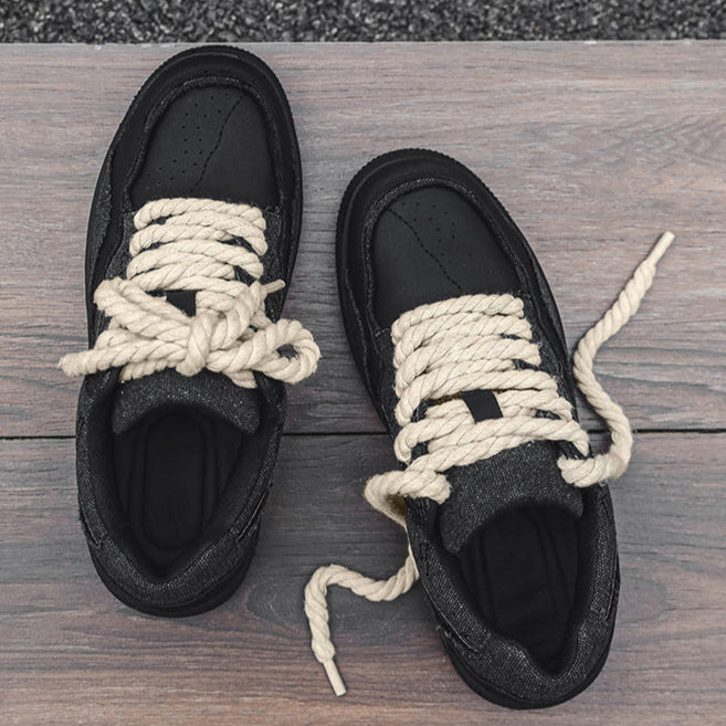 Snake skin patch high tops black denim sneakers grunge shoes hip-hop trainers 00s style