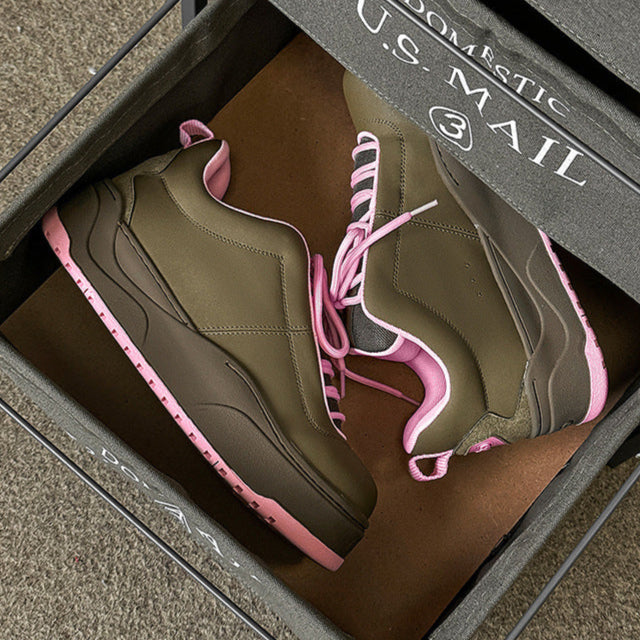 Chunky platform high tops orange brown raver sneakers grunge shoes skater trainers 90s style