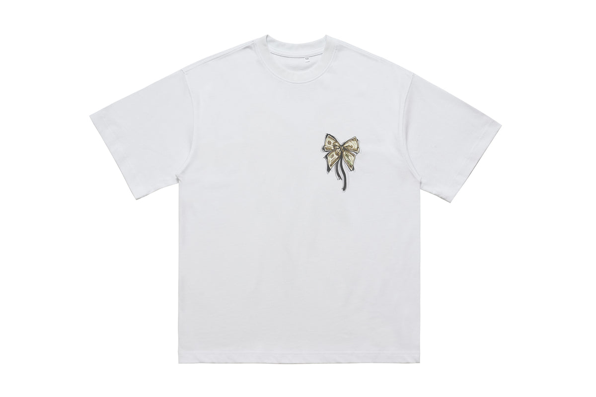 Money print t-shirt dollar sign tee hip-hop top rapper jumper black