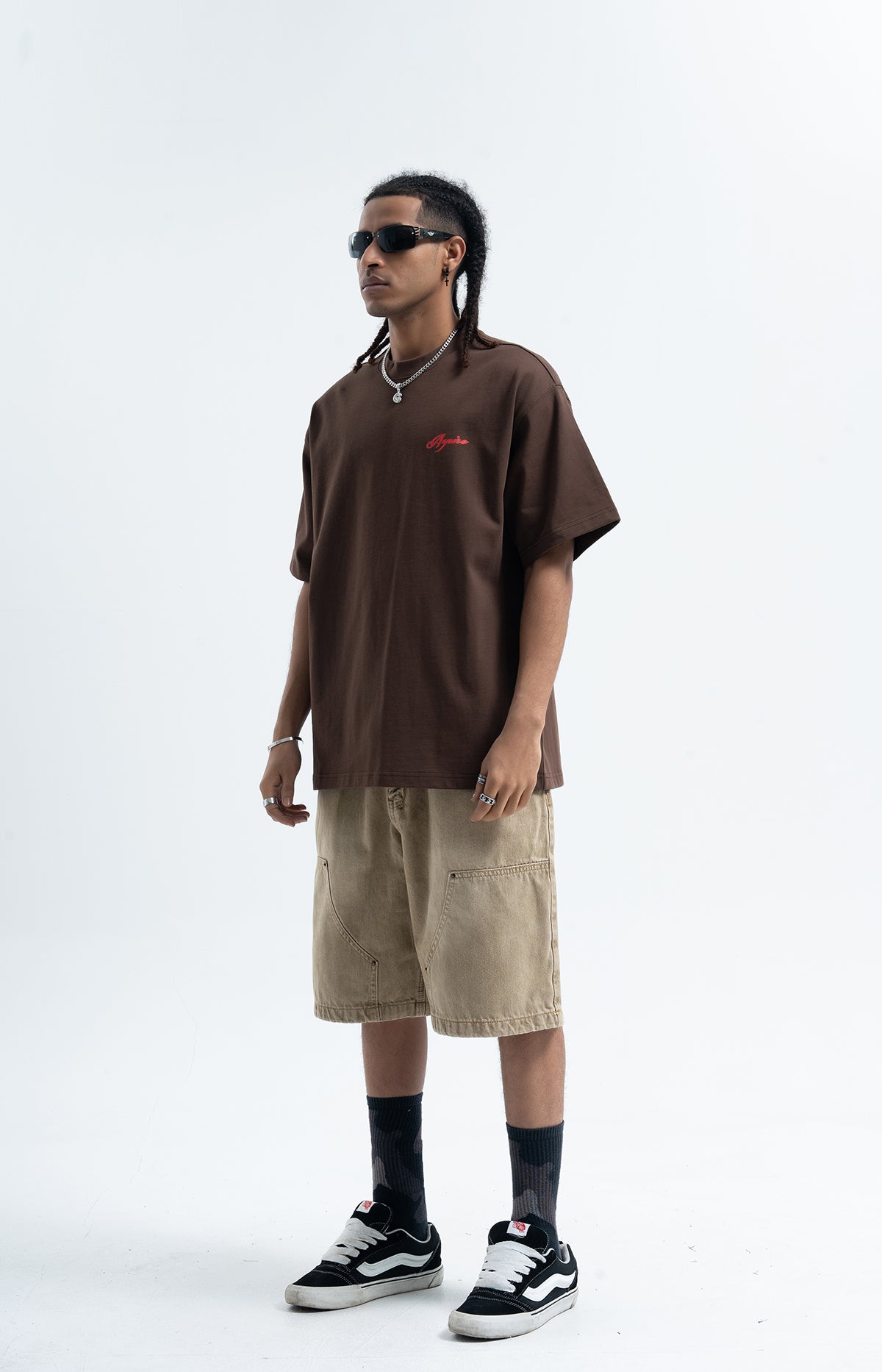 Motivational t-shirt dont give up slogan top retro tee in blue