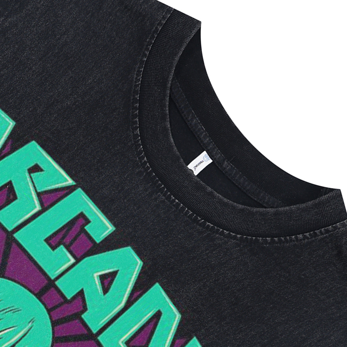 DBZ sleeveless t-shirt vintage Goku anime vest retro cartoon tank top in acid wash black