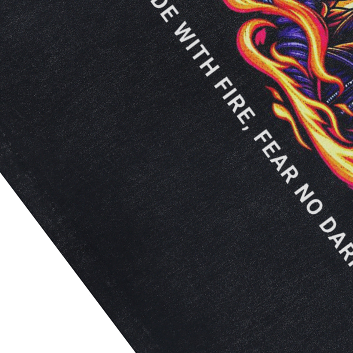 Biker skeleton sleeveless t-shirt motorsports cartoon vest 00s flame print tank top in acid wash black