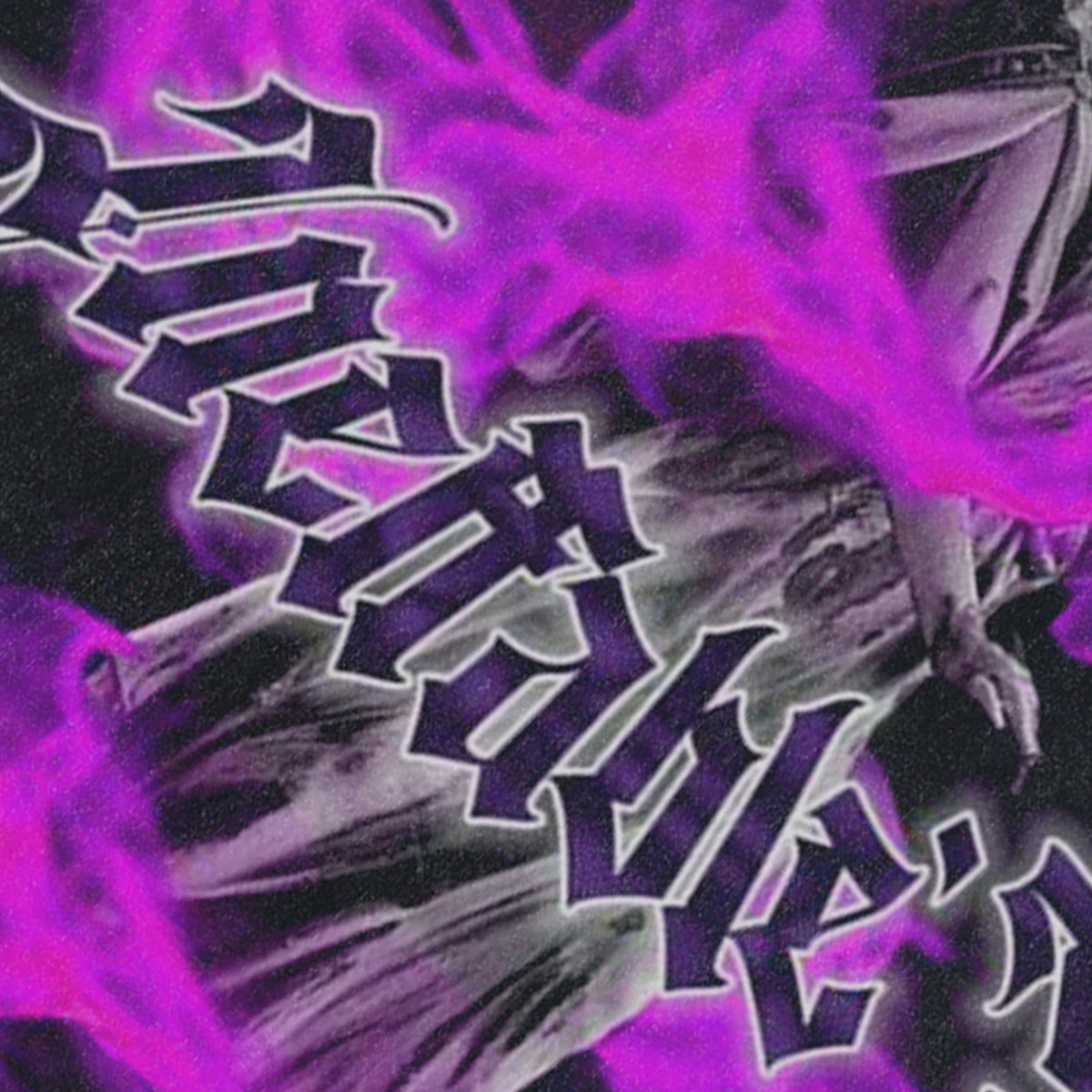 Angel print vintage sleeveless t-shirt neon surfer vest retro religion tank top in acid wash black