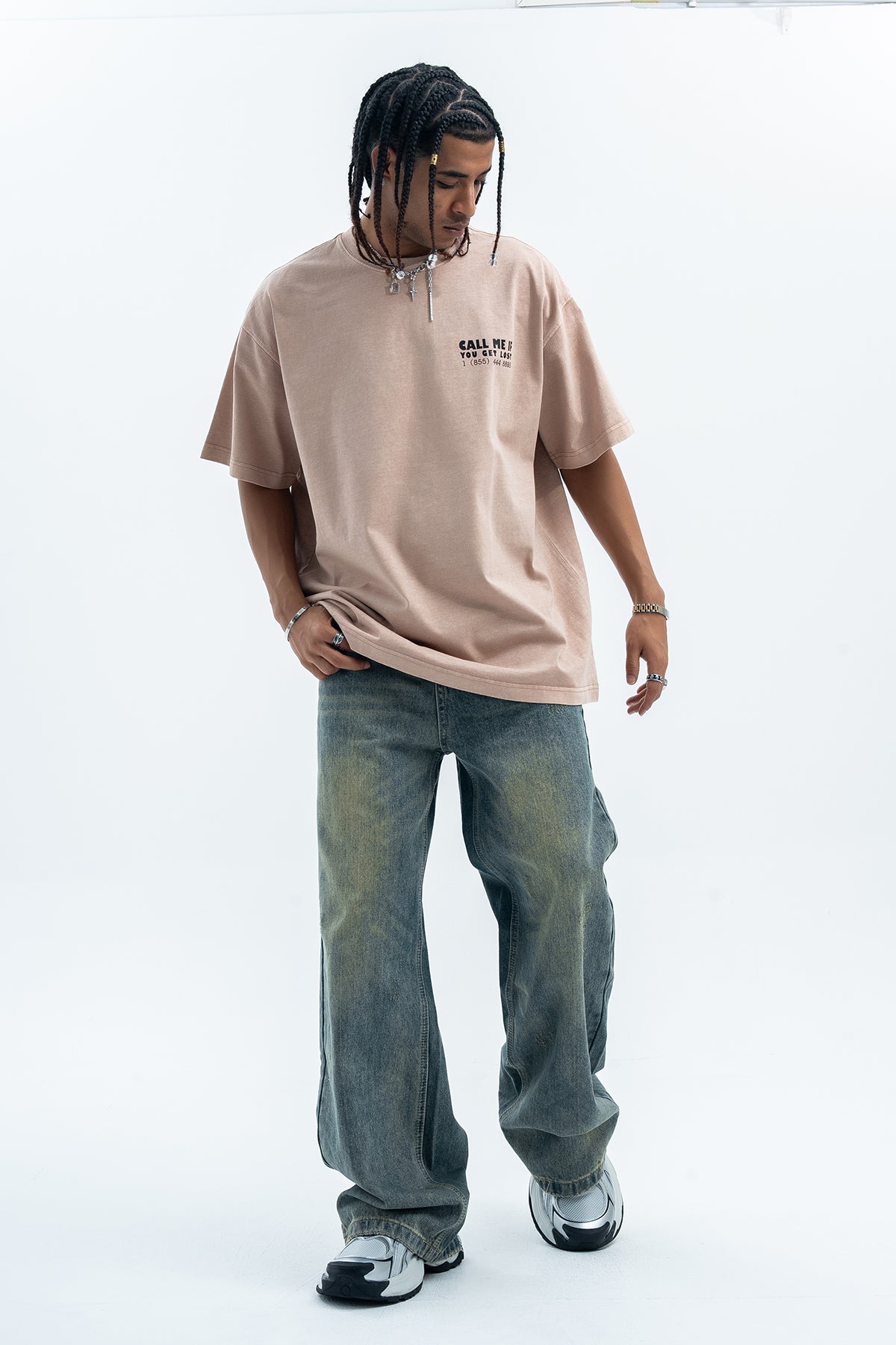 Love affair t-shirt retro photograph top lovers tee in cream