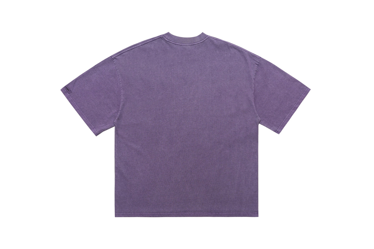 Carnival slogan t-shirt retro cartoon top 00s party tee in grey