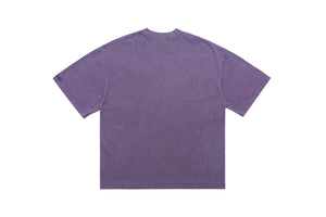 Carnival slogan t-shirt retro cartoon top 00s party tee in grey