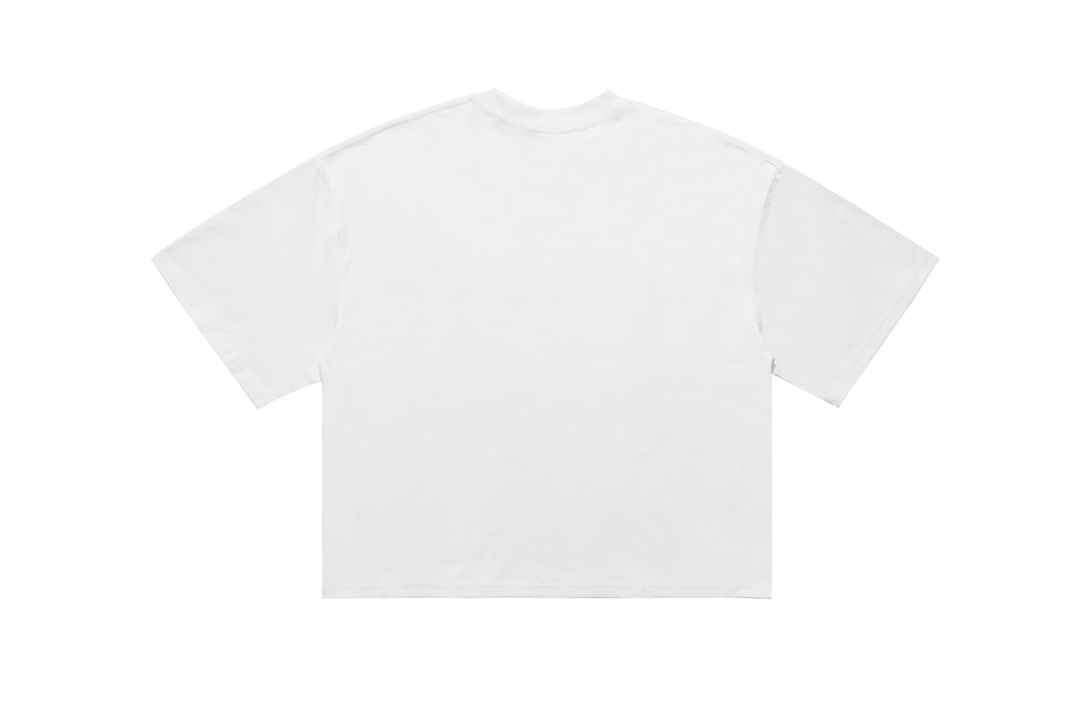 Freedom t-shirt piece slogan tee creepy y2k girl print top in white