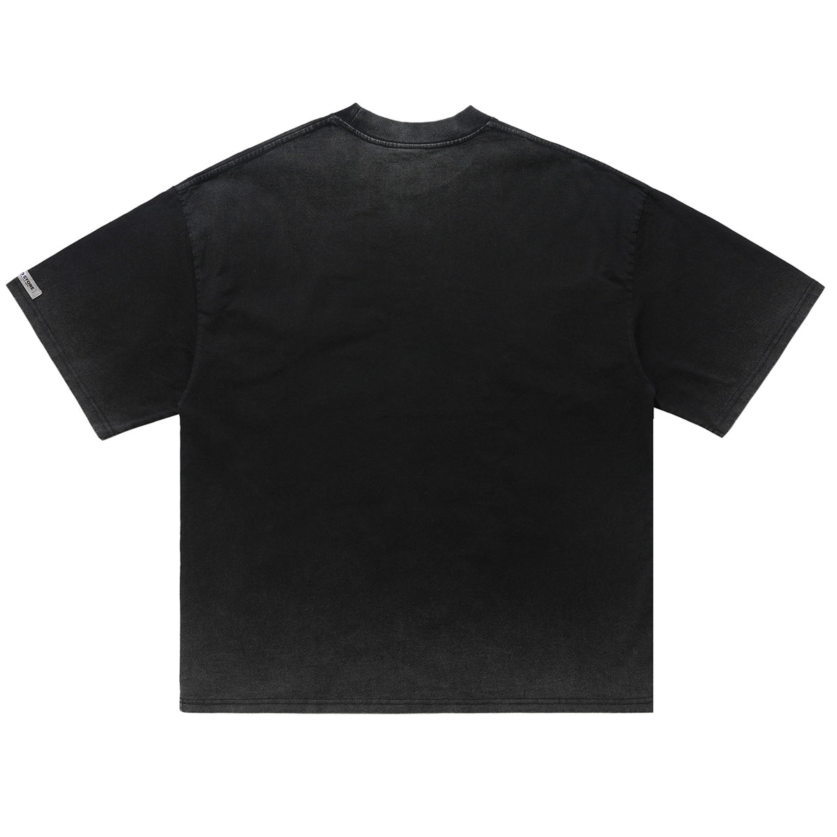 Creepy gothic t-shirt long nails print top scary egg tee in Black