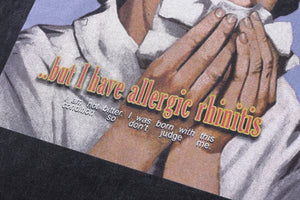 Love t-shirt funny slogan tee retro poster top in vintage grey