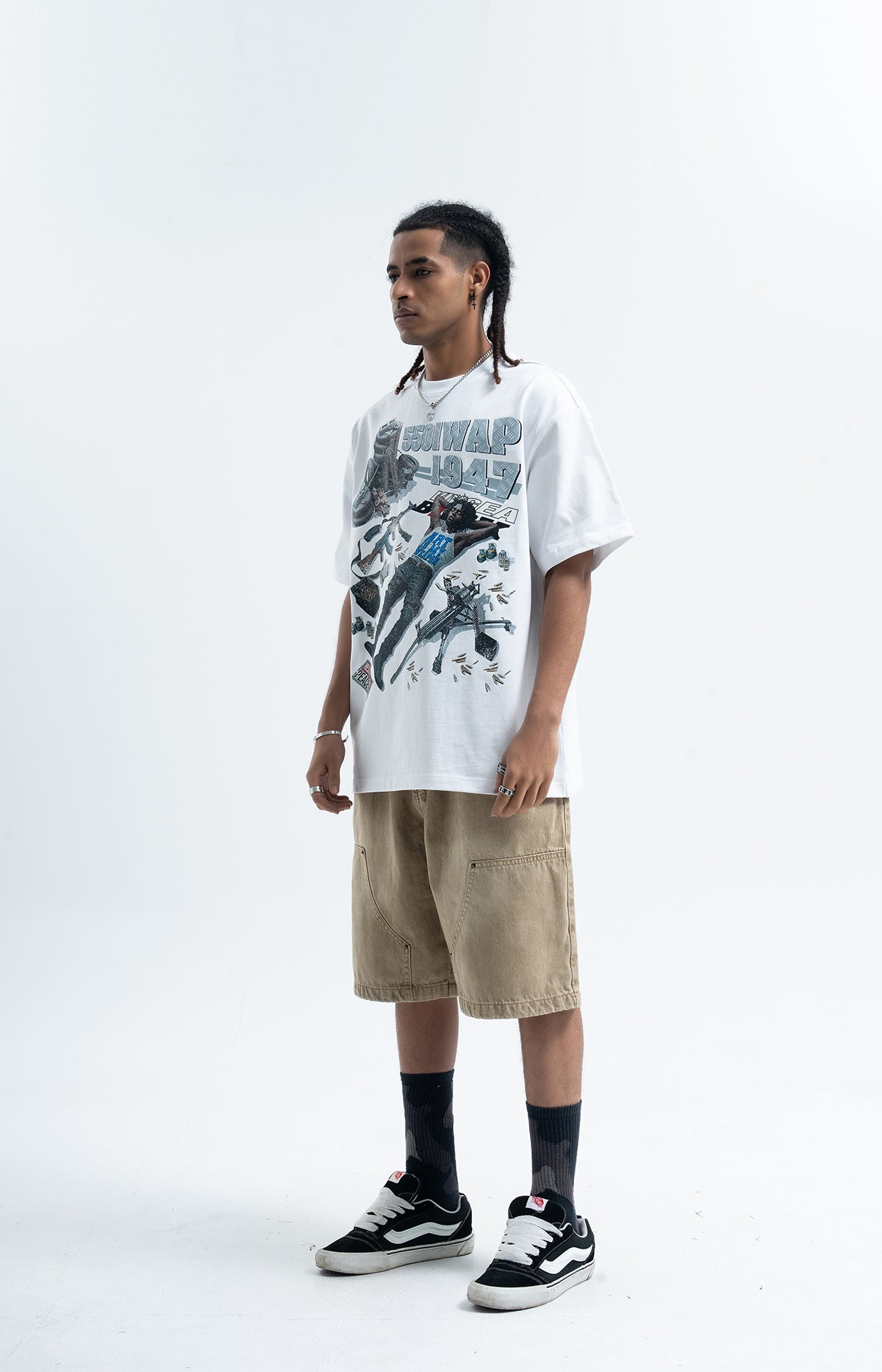 Rapper t-shirt 00s hip-hop tee gangster top in black