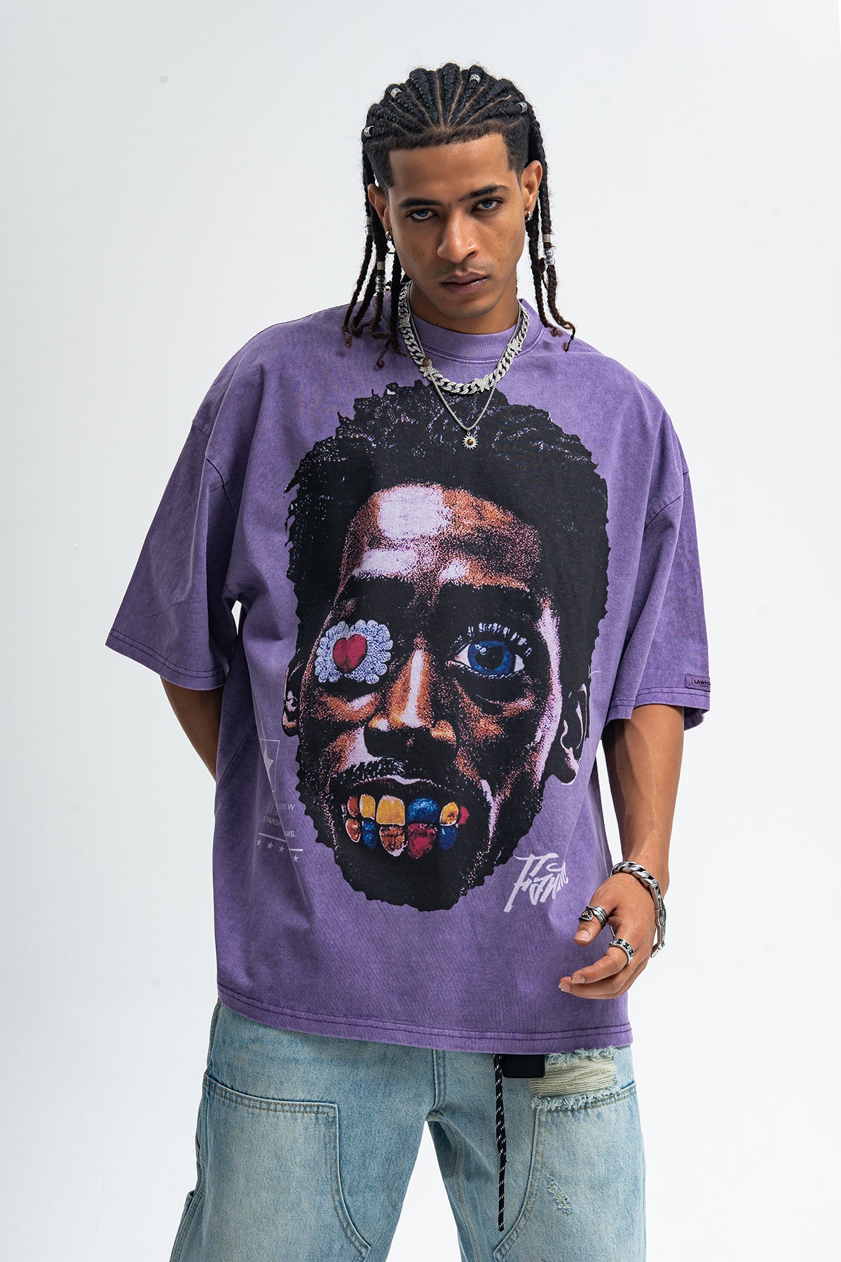 Vintage Kendrick Lamar t-shirt hip-hop top gangster tee in grey