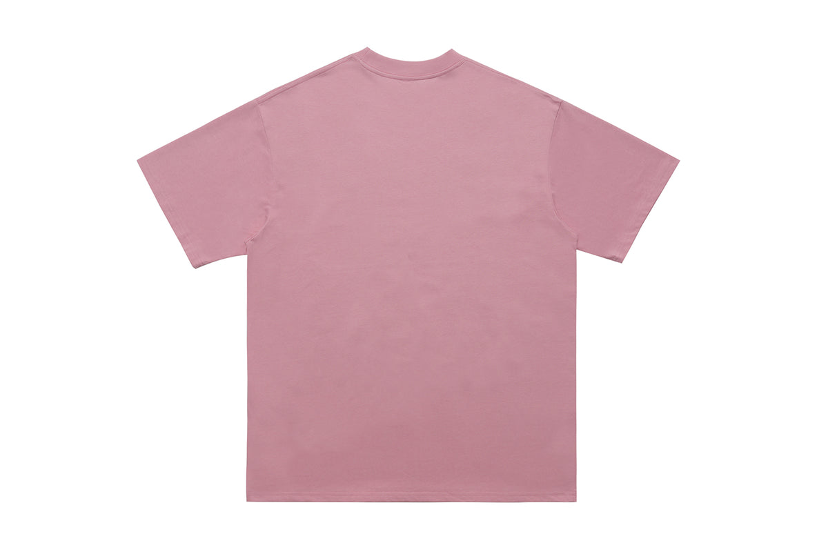 Y2k cartoon t-shirt kids slogan top retro anime tee in pink