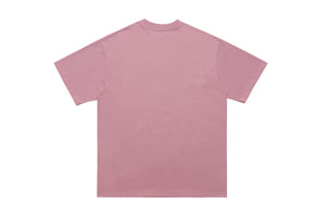 Y2k cartoon t-shirt kids slogan top retro anime tee in pink