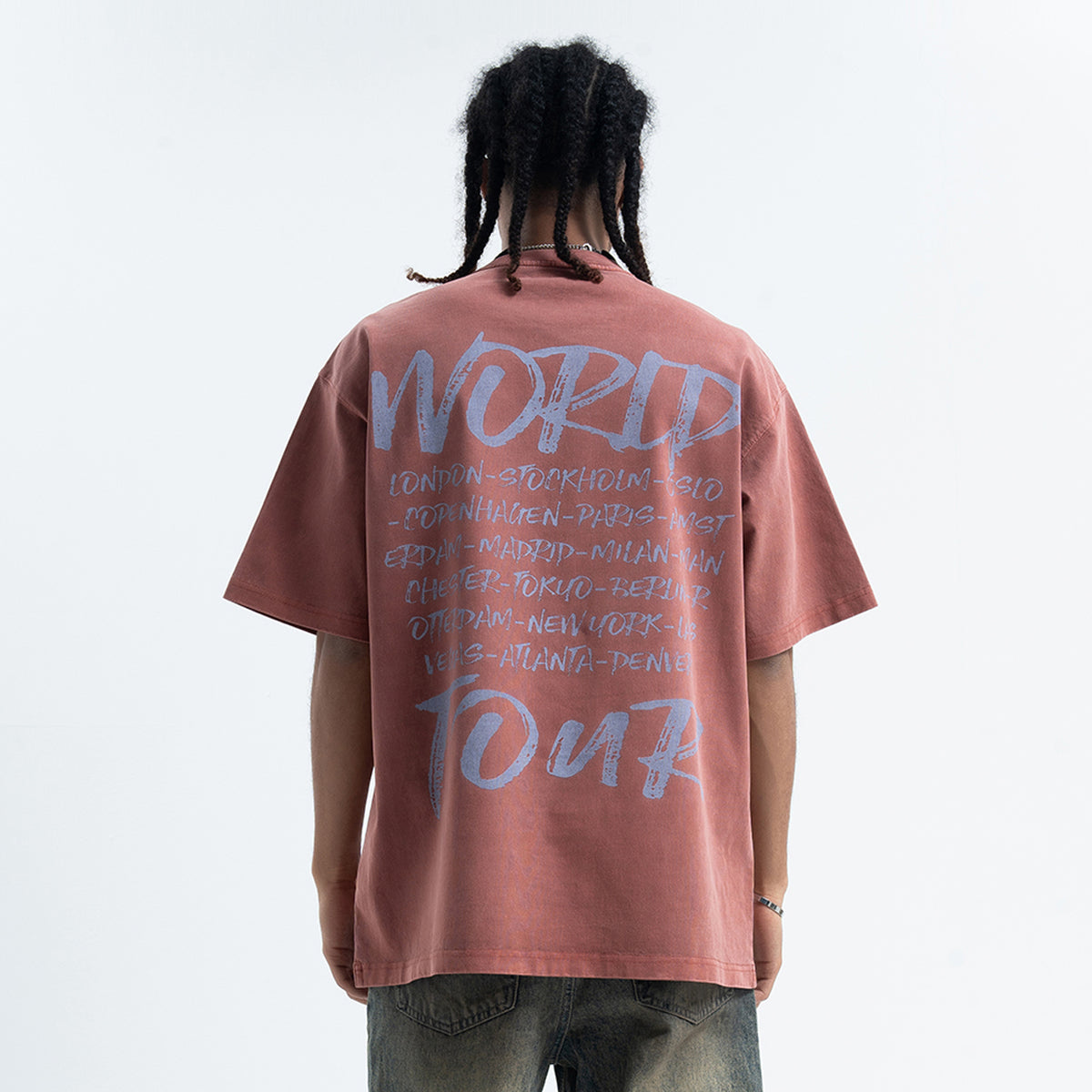 Dead rapper t-shirt hip-hop tee angel print top in grey