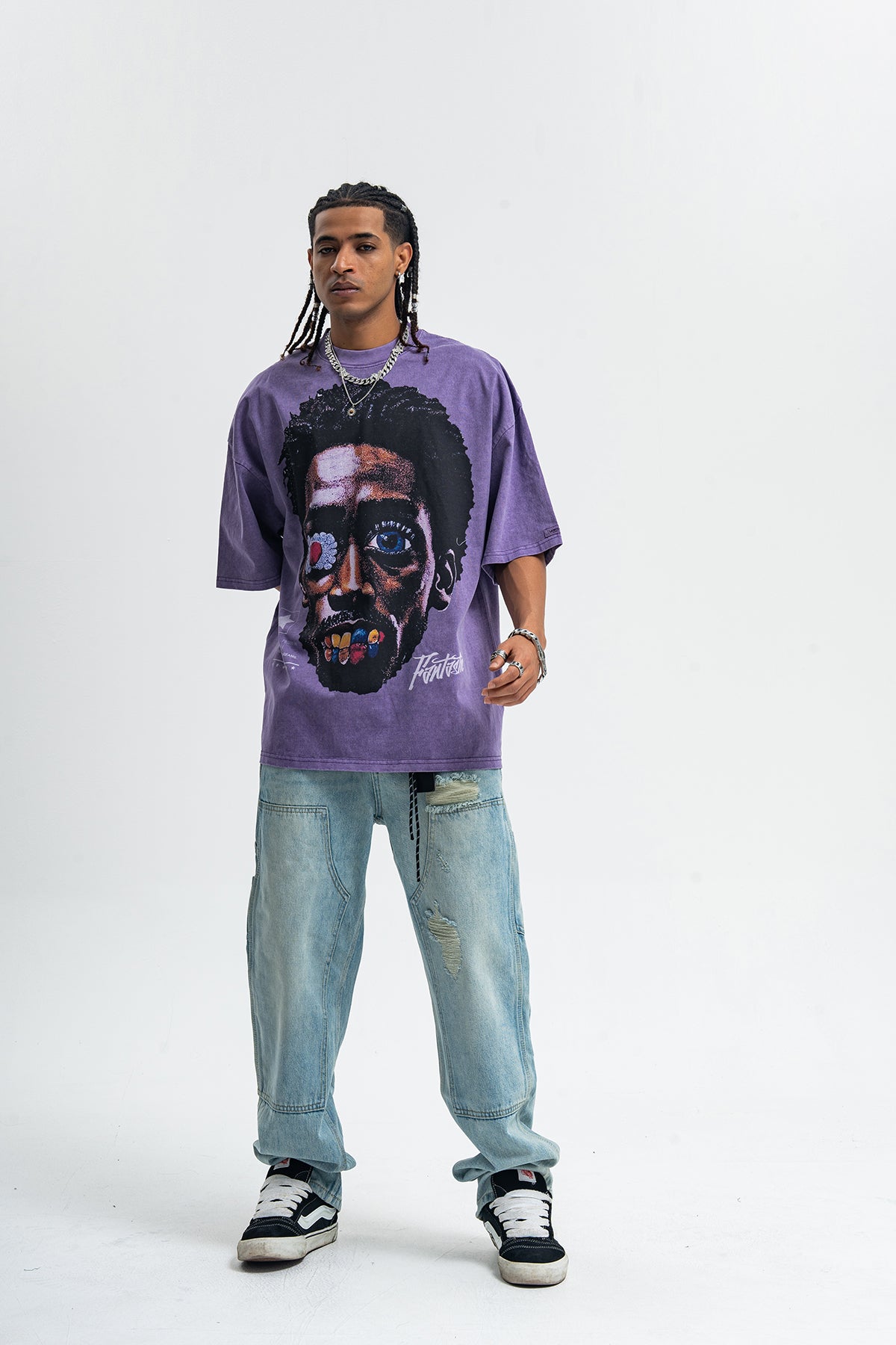 Vintage Kendrick Lamar t-shirt hip-hop top gangster tee in grey