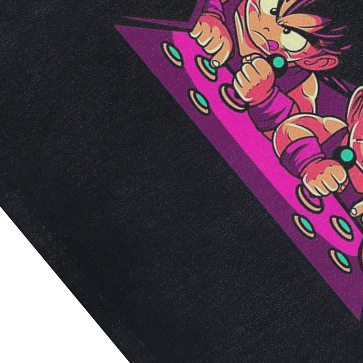 DBZ sleeveless t-shirt vintage Goku anime vest retro cartoon tank top in acid wash black