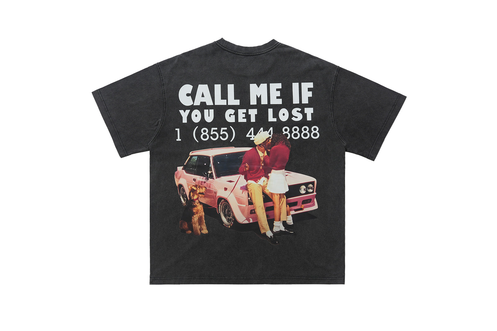 Love affair t-shirt retro photograph top lovers tee in black