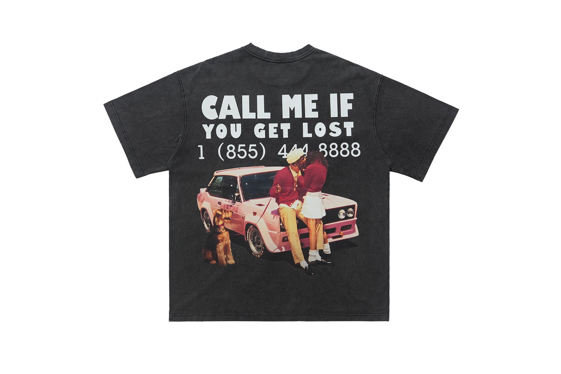 Love affair t-shirt retro photograph top lovers tee in black