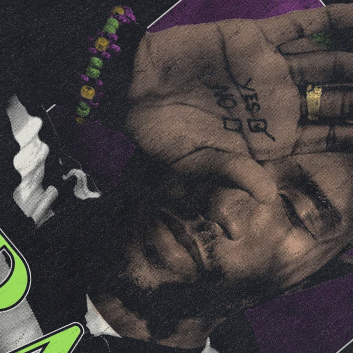 Frank Ocean sleeveless t-shirt vintage rapper vest hip-hop tank top in acid wash black