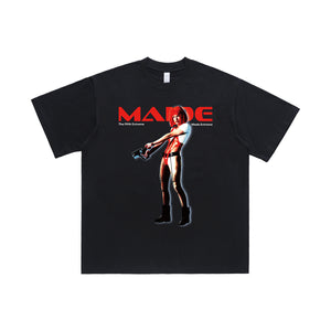 Fifth sense t-shirt retro movie top vintage tv tee in black