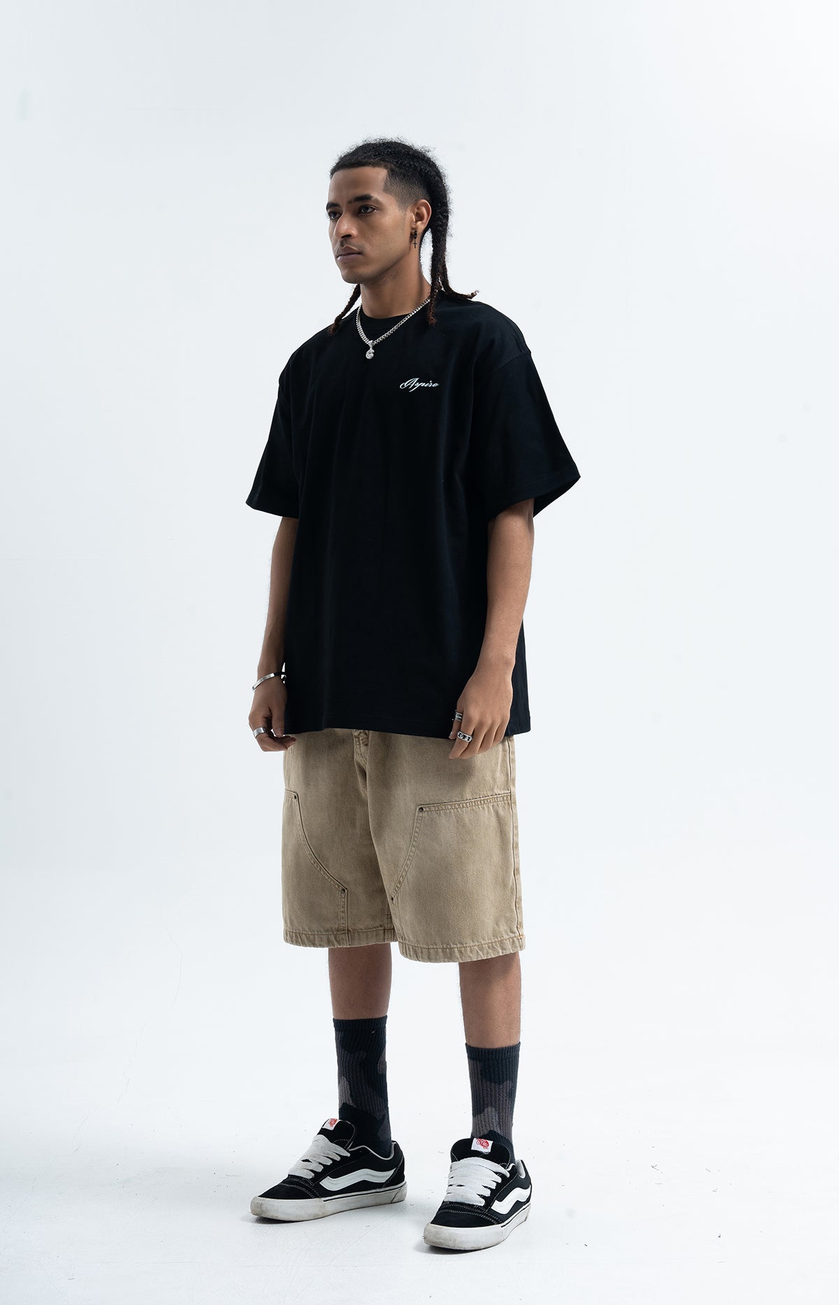 Motivational t-shirt dont give up slogan top retro tee in blue