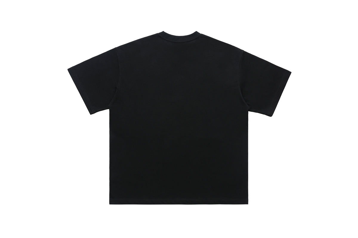 Rapper t-shirt 00s hip-hop tee gangster top in black