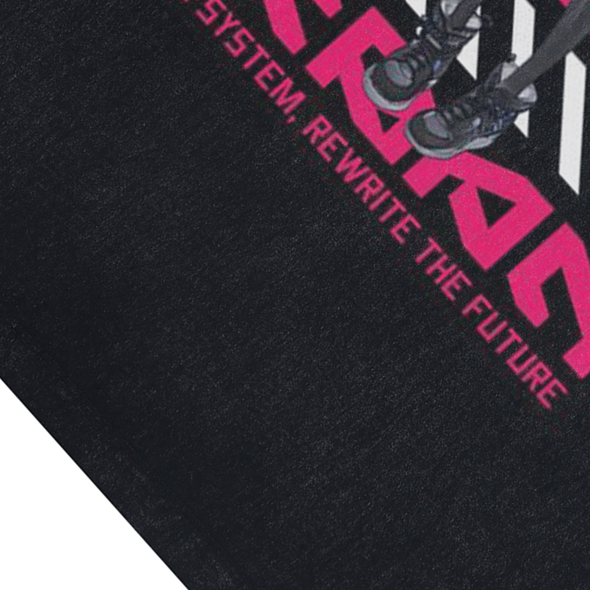 Cyberpunk anime sleeveless t-shirt vintage Japanese vest retro cartoon tank top in acid wash black