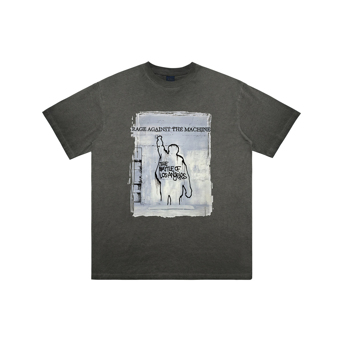 Vintage Rage against the machine t-shirt retro band top cream