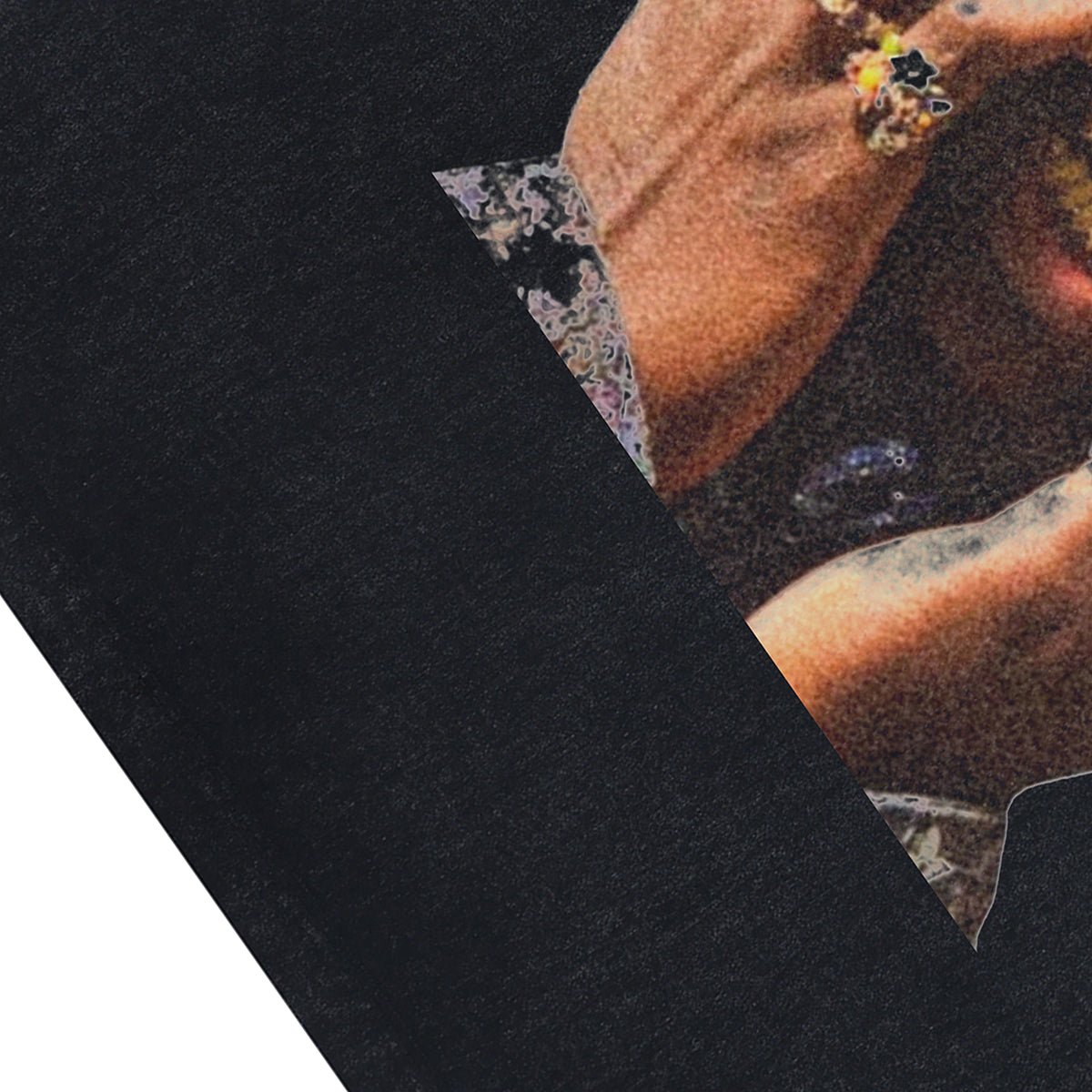 Cyberpunk sleeveless t-shirt catalyst slogan surfer vest 00s psychelic tank top in acid wash black